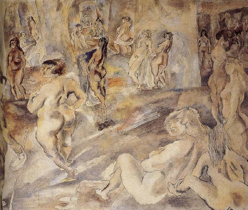 Jules Pascin Profligate Youth oil painting picture